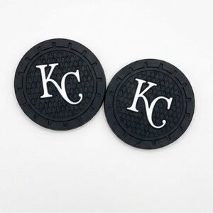 KC Black Coasters